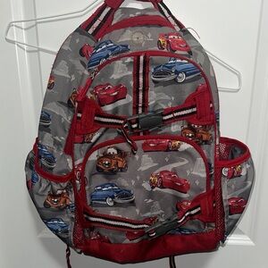 Disney PB Kids Backpack with Red and Gray Cars Print